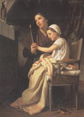 Adolphe William Bouguereau The Thank Offering (mk26) France oil painting art